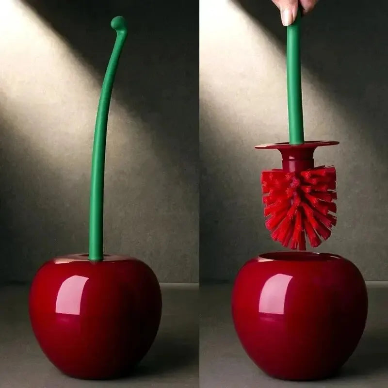 Cherry Clean Toilet Brush Set