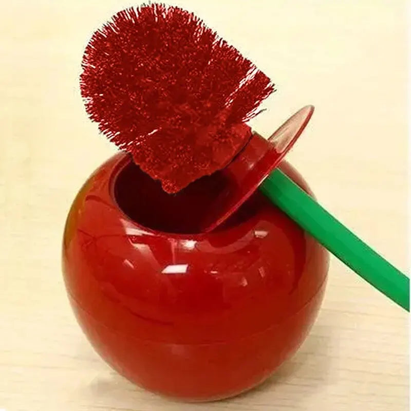 Cherry Clean Toilet Brush Set